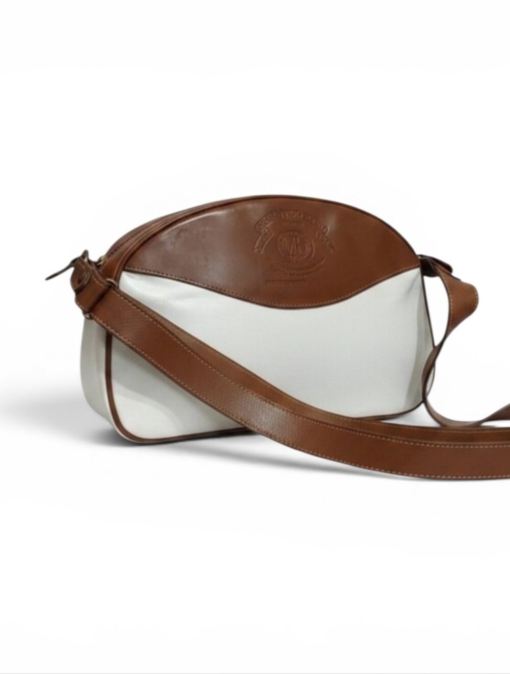Ghurka Marley Hodgson "Purser" Bag No76 Calf Leather Zip Crossbody Gently Loved